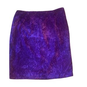 Vintage Crushed Velvet Mini Skirt | Sahara | Small | Celestial Goth | Grunge
